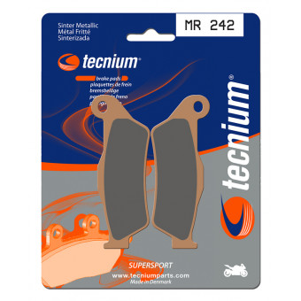 Plaquettes de frein moto Tecnium Tecnium MR242 mtal fritt