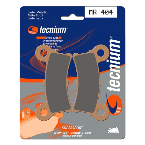 Plaquettes de frein moto Tecnium Tecnium MR404 métal fritté Plaquettes de frein moto Tecnium Tecnium MR404 métal fritté