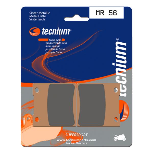 Plaquettes de frein moto Tecnium Tecnium MR56 métal fritté Plaquettes de frein moto Tecnium Tecnium MR56 métal fritté