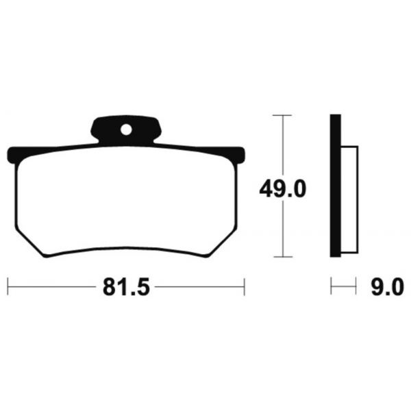 Plaquettes de frein moto Tecnium Tecnium MRR161 m�tal fritt�