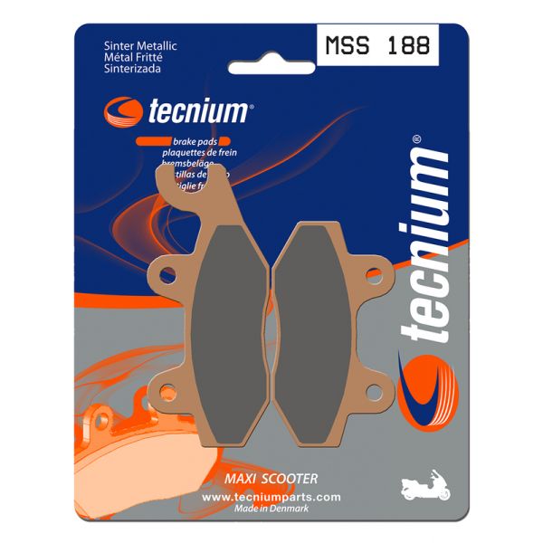 Plaquettes de frein moto Tecnium Tecnium MSS188 mtal fritt