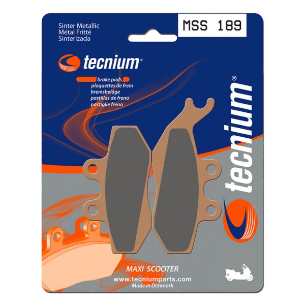 Plaquettes de frein moto Tecnium Tecnium MSS189 mtal fritt