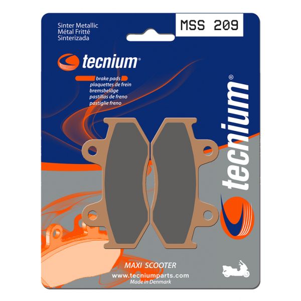 Plaquettes de frein moto Tecnium Tecnium MSS209 mtal fritt