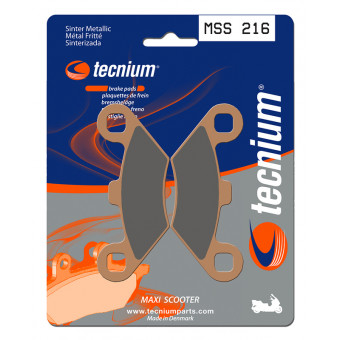 Plaquettes de frein moto Tecnium Tecnium MSS216 mtal fritt