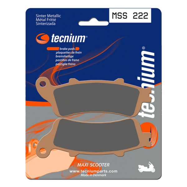 Plaquettes de frein moto Tecnium Tecnium MSS222 mtal fritt