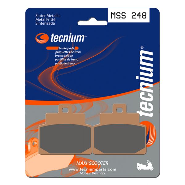 Plaquettes de frein moto Tecnium Tecnium MSS248 mtal fritt