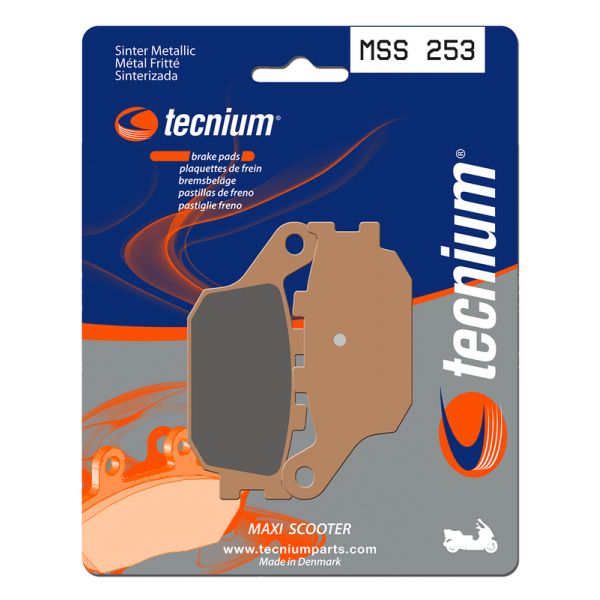 Plaquettes de frein moto Tecnium Tecnium MSS253 m�tal fritt�