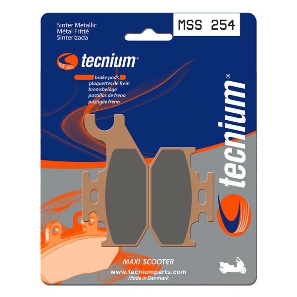 Plaquettes de frein moto Tecnium Tecnium MSS254 mtal fritt