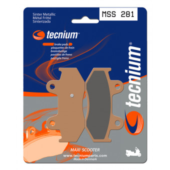 Plaquettes de frein moto Tecnium Tecnium MSS281 mtal fritt