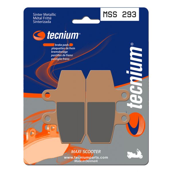 Plaquettes de frein moto Tecnium Tecnium MSS293 mtal fritt