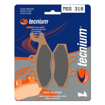 Plaquettes de frein moto Tecnium Tecnium MSS318 mtal fritt