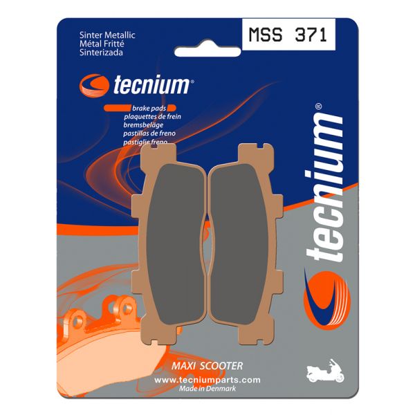 Plaquettes de frein moto Tecnium Tecnium MSS371 mtal fritt
