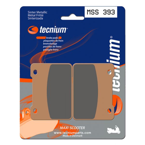 Plaquettes de frein moto Tecnium Tecnium MSS393 mtal fritt