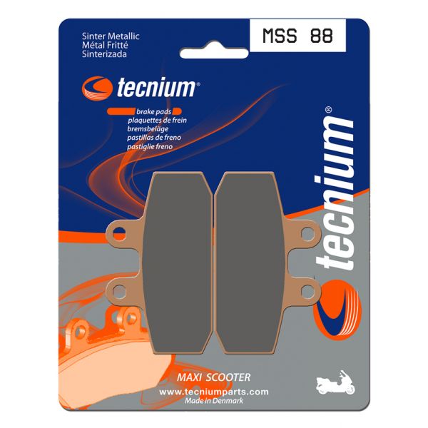 Plaquettes de frein moto Tecnium Tecnium MSS88 mtal fritt