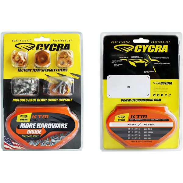 Cycra Kit Vis Carénages KTM EXC500 (12-15)