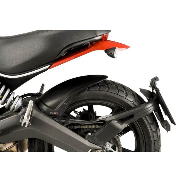 Garde-boue arri�re Puig Garde boue arriere type S Carbone Ducati Scrambler 800 (15-21)