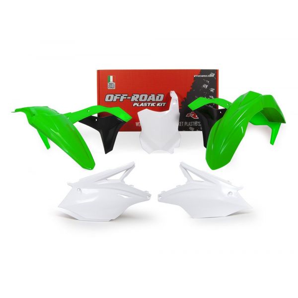 Kit plastique Racetech Kit plastique Rtech Kawasaki KX250F (17-18)