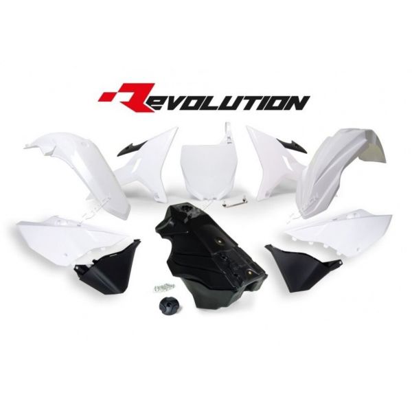 Kit plastique Racetech Kit plastique Rtech Revolution + rservoir Yamaha YZ125/YZ250 (02-21)