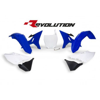 Kit plastique Racetech Kit plastique Rtech Revolution Yamaha YZ125/YZ250 (02-21)