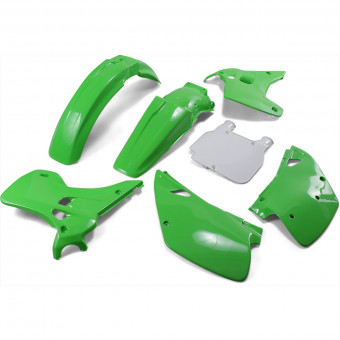 Kit plastique UFO Kit Plastique UFO Kawasaki KX125/KX250 (93) Kit plastique UFO Kit Plastique UFO Kawasaki KX125/KX250 (93)
