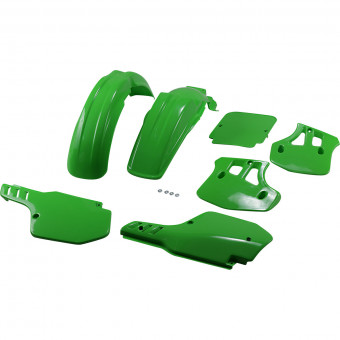 Kit plastique UFO Kit Plastique UFO Kawasaki KX250/KX500 (88) Kit plastique UFO Kit Plastique UFO Kawasaki KX250/KX500 (88)