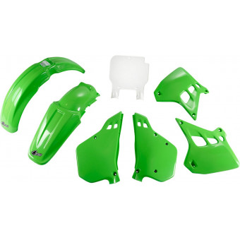 Kit plastique UFO Kit Plastique UFO Kawasaki KX250 (90-91) Kit plastique UFO Kit Plastique UFO Kawasaki KX250 (90-91)