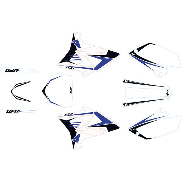 UFO Kit Plastique UFO Yamaha YZ125/YZ250 (03-14) Restyle