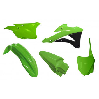 Kit plastique Racetech Kit plastiques Rtech Kawasaki KX85/KX100 (14-21)