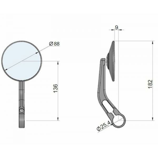 LSL Clubman universel embout de guidon