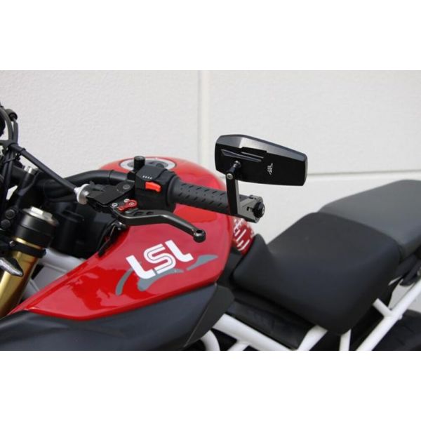 Retroviseur Moto Clubman LSL pour Embout de Guidon - 132SE02SW - Piece Moto  BST