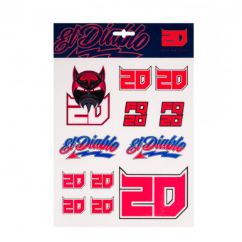 Stickers FABIO QUARTARARO FQ20 Big 20 Stickers Stickers FABIO QUARTARARO FQ20 Big 20 Stickers