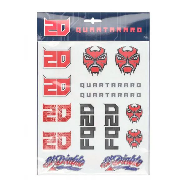 Stickers FABIO QUARTARARO FQ20 Big Stickers Multicolor