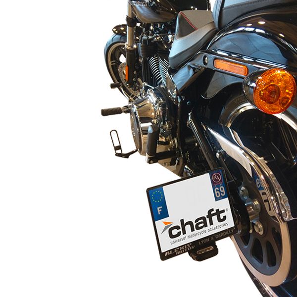 CHAFT support de plaque universel latéral réglable pour moto