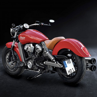 Support de plaque Heinz Bikes Support de plaque HB Lateral Indian Scout (15-21)