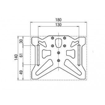 Lightech Support de plaque Lightech BMW C600 Sport (12-15)