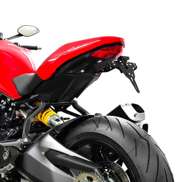 Support de plaque Zieger Support de plaque Type D Ducati Monster 797/821/1200 (17-19)