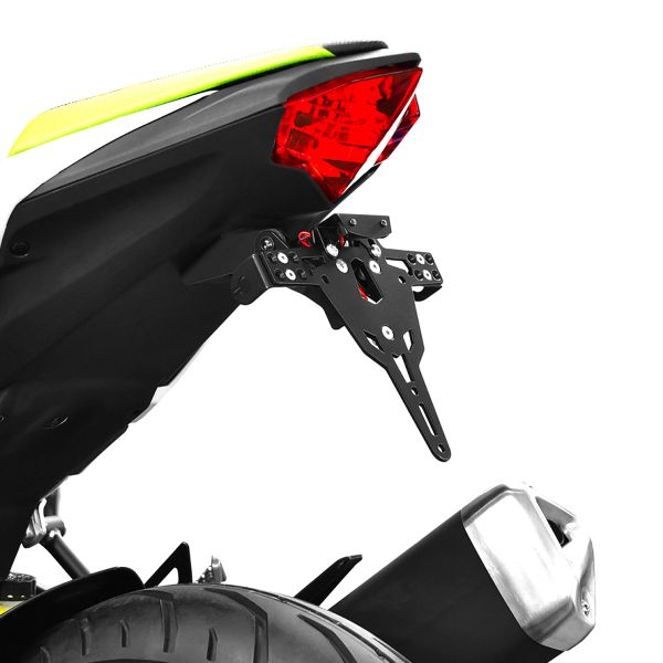 Support de plaque Zieger Support de plaque Type D Kawasaki Z125/Ninja 125 (19-20)