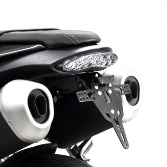 Support de plaque Zieger Support de plaque Type D Triumph Speed Triple 1050 (16-18) Support de plaque Zieger Support de plaque Type D Triumph Speed Triple 1050 (16-18)