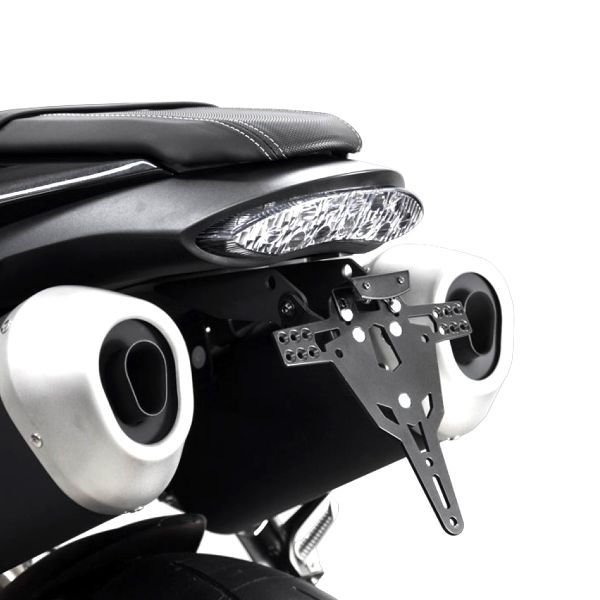 Support de plaque Zieger Support de plaque Type D Triumph Speed Triple 1050 (16-18)