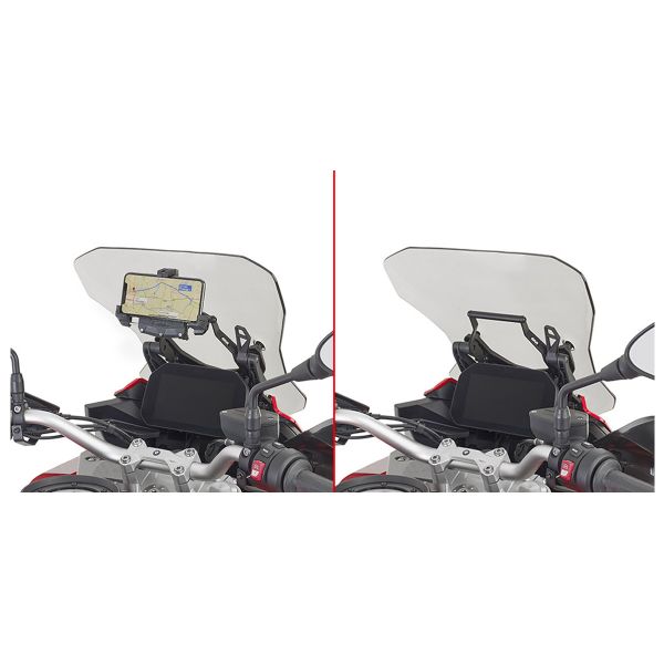 Support smartphone Givi Chassis support GPS - Smartphone BMW F900XR (20-23)