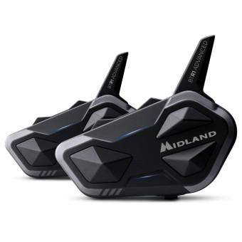 Kit bluetooth et intercoms Midland Kit Bluetooth BTR1 Advanced Twin