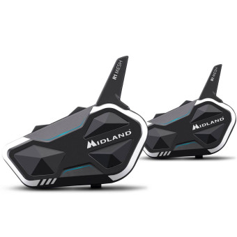 Kit bluetooth et intercoms Midland Kit Bluetooth R1 Mesh Twin Kit bluetooth et intercoms Midland Kit Bluetooth R1 Mesh Twin