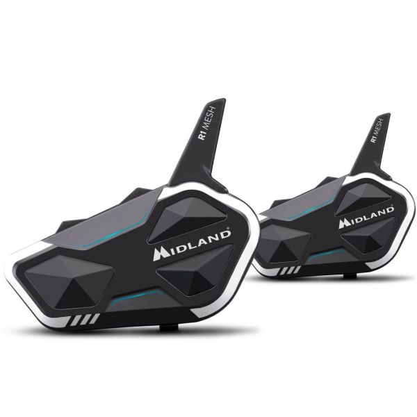 Kit bluetooth et intercoms Midland Kit Bluetooth R1 Mesh Twin
