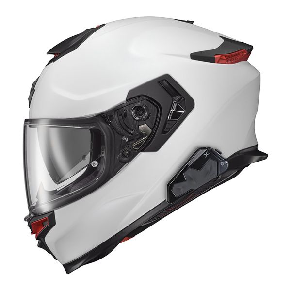 Scorpion Exo R1 Evo II Air Coup Black Red Yellow + Kit bluetooth Exo-Com Link-1C