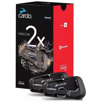 Kit bluetooth et intercoms Cardo Freecom 2X Duo