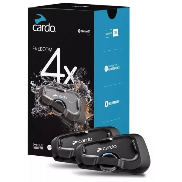 Kit bluetooth et intercoms Cardo Freecom 4X Duo