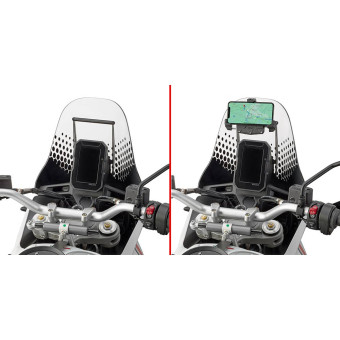 Support smartphone Givi Chassis support GPS Smartphone Ducati Desert X (22-23) Support smartphone Givi Chassis support GPS Smartphone Ducati Desert X (22-23)