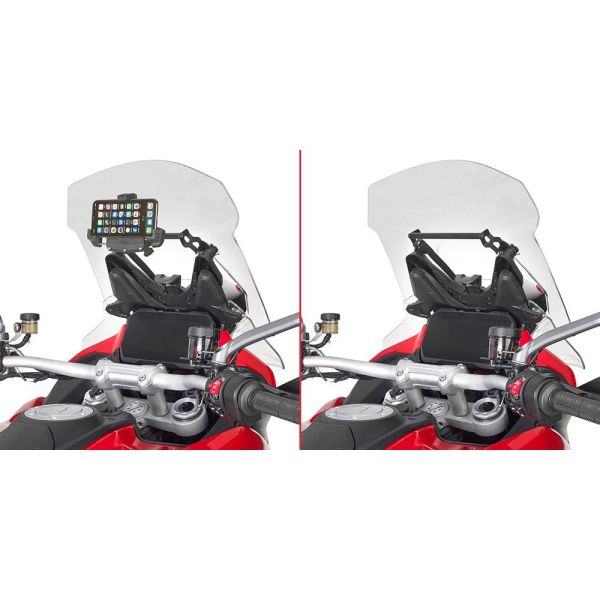 Support smartphone Givi Chassis support GPS - Smartphone Ducati Multistrada V4/V4S (21-23) Support smartphone Givi Chassis support GPS - Smartphone Ducati Multistrada V4/V4S (21-23)