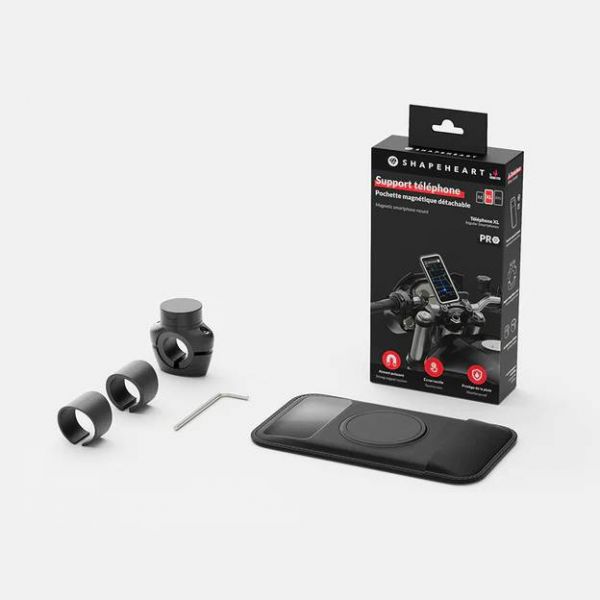 Support smartphone Shapeheart Support smartphone guidon pro vis + pochette Support smartphone Shapeheart Support smartphone guidon pro vis + pochette