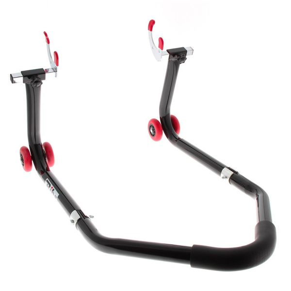 Béquilles d'atelier Bihr Béquille arrière universelle noir supports en V Béquilles d'atelier Bihr Béquille arrière universelle noir supports en V